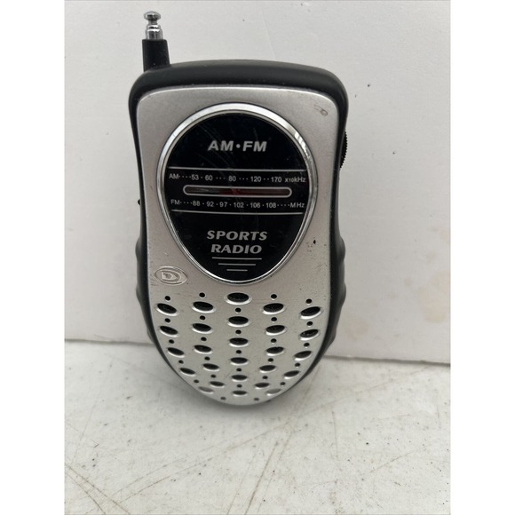 Duraband Sports Radio AM/FM PR-355 Handheld Portable Works w Built in speaker - Picture 1 of 7